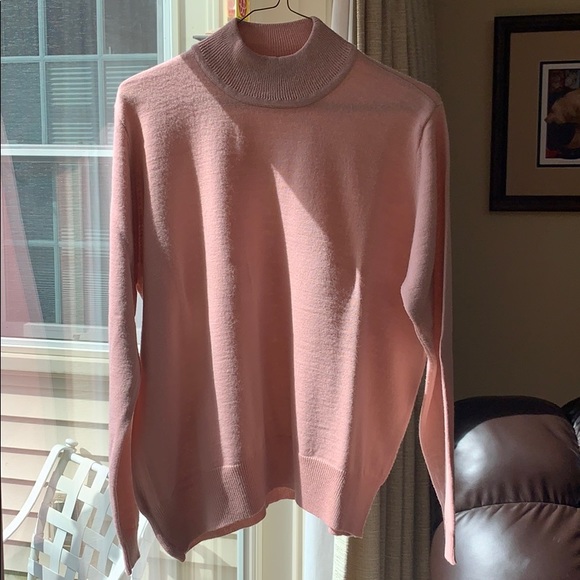 Pink Turtleneck by Kasper Knits - Picture 1 of 5